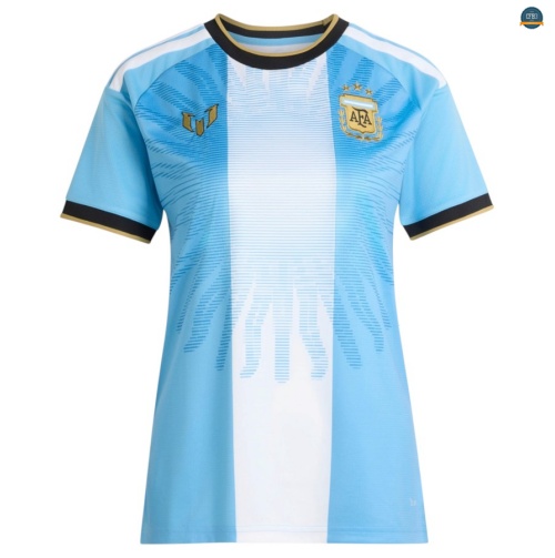 Camisola Futebol Argentina Mulher Hommage Messi Dernier Match