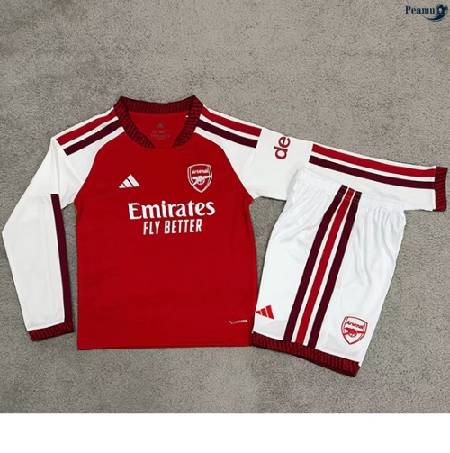 Camisola Futebol Arsenal Enfant Principal Equipamento Mangas compridas 2026-2027