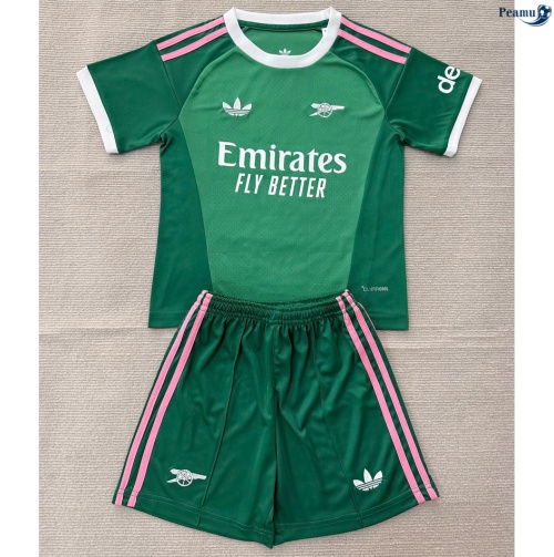 Camisola Futebol Arsenal Enfant Equipamento Goleiro verde 2026-2027