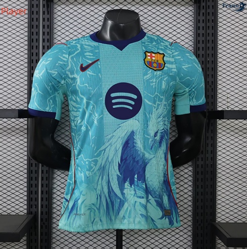 Camisola Futebol Barcelona Player Equipamento Especial Bleu 2026-2027