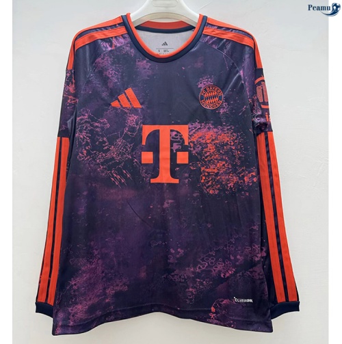 Camisola Futebol Bayern de Munique Terceiro Equipamento Mangas compridas 2026-2027
