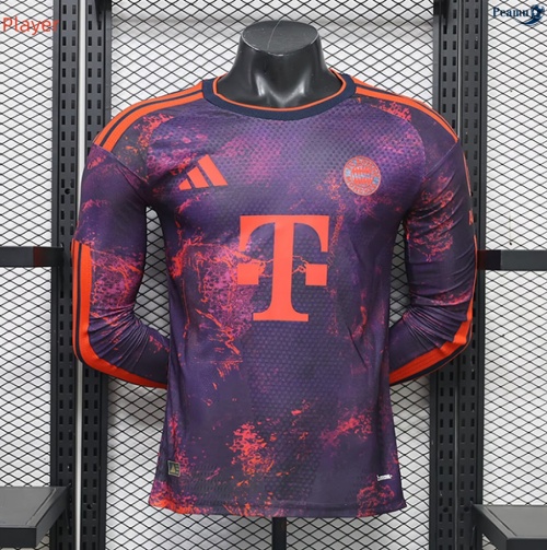 Camisola Futebol Bayern de Munique Player Terceiro Equipamento Mangas compridas 2026-2027