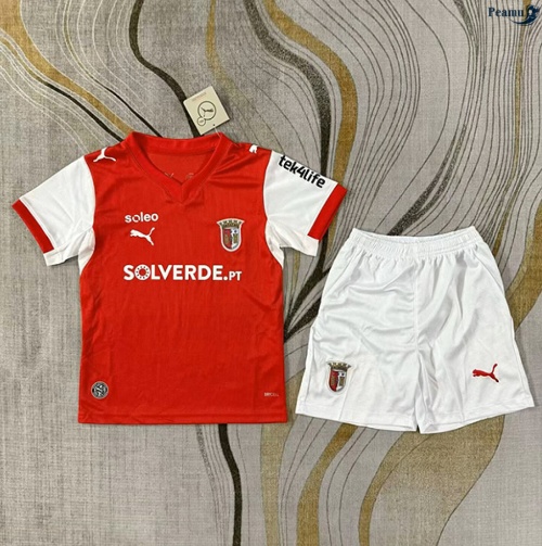 Camisola Futebol Braga Enfant Principal Equipamento 2026-2027