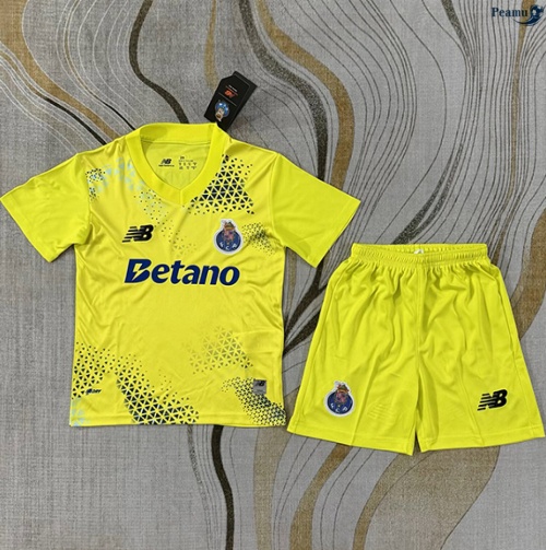 Camisola Futebol FC Porto Enfant Equipamento Goleiro amarelo 2026-2027