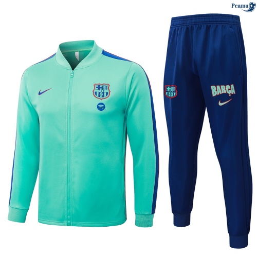 Casaco de Fato de Treino Barcelona verde 2026-2027