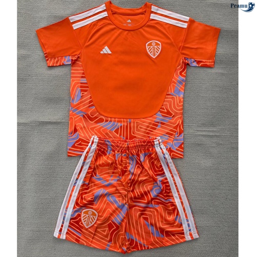 Camisola Futebol Leeds United Enfant Equipamento Goleiro laranja 2026-2027