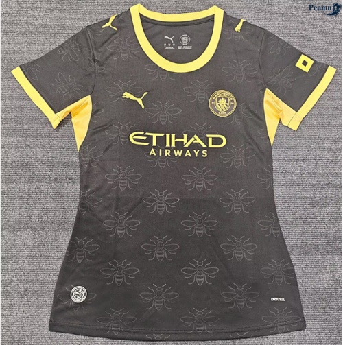 Camisola Futebol Manchester City Mulher Alternativa Equipamento 2026-2027