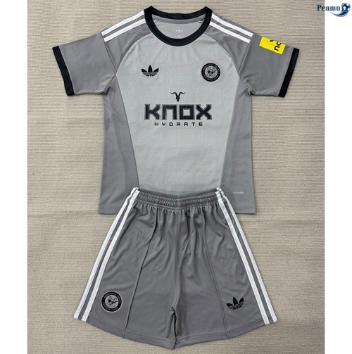 Camisola Futebol Newcastle United Enfant Equipamento Goleiro gray 2026-2027