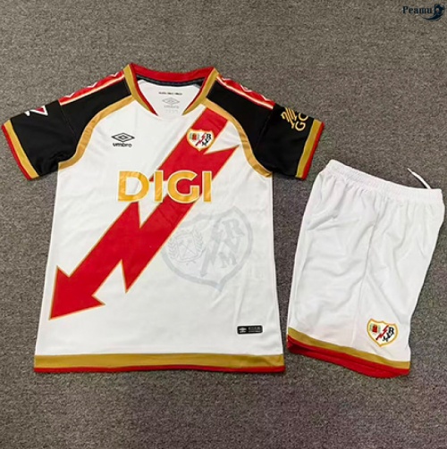 Camisola Futebol Rayo Vallecano Enfant Principal Equipamento 2026-2027