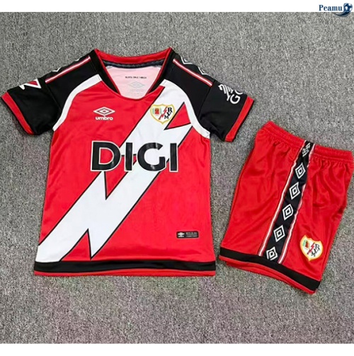 Camisola Futebol Rayo Vallecano Enfant Alternativa Equipamento 2026-2027