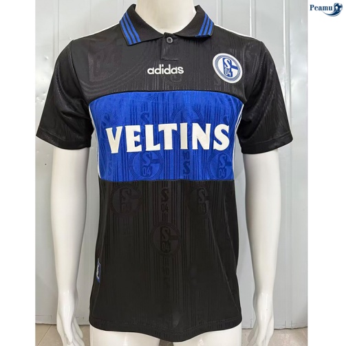 Camisola Futebol Retrô Schalke 04 Terceiro Equipamento 1997-99