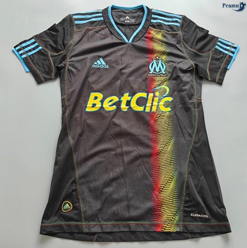 Camisola Futebol Retrô Marsella Alternativa Equipamento 2010-11