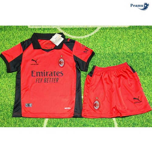 Camisola Futebol AC Milan Crianças Cuatro 2026-2027
