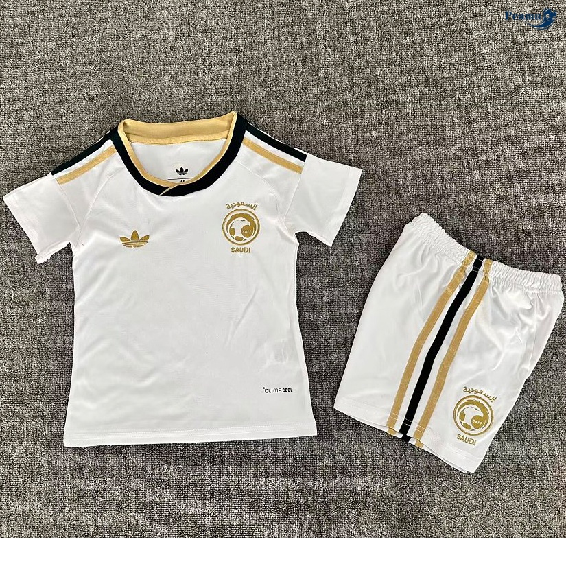 Camisola Futebol Arábia Saudita Crianças Alternativa Equipamento 2026-2027