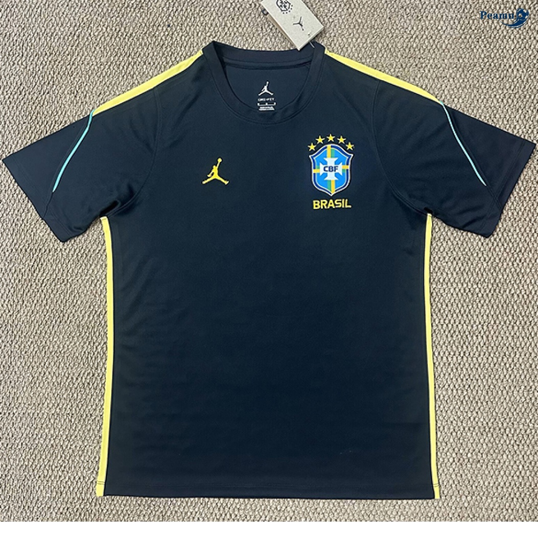 Camisola Futebol Brasil Equipamento Treinamento preto 2026-2027