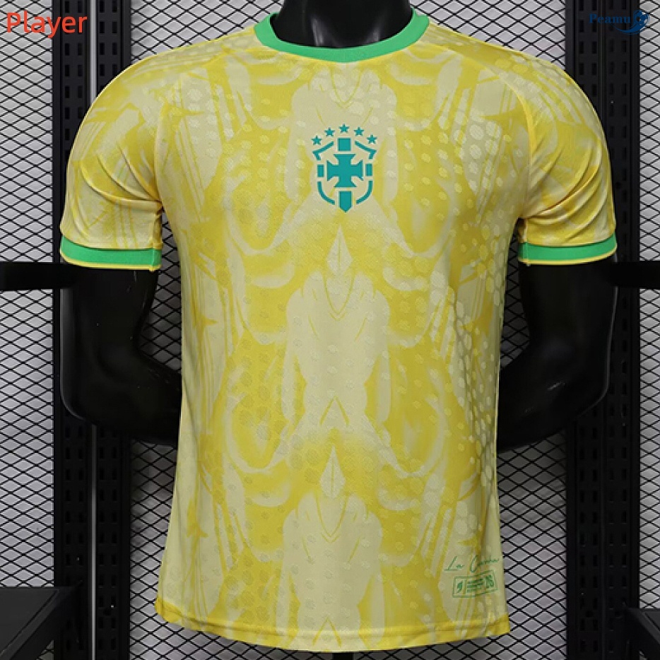Camisola Futebol Brasil Player Equipamento especial Amarillo 2026-2027