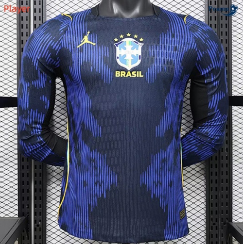 Camisola Futebol Brasil Player Alternativa Equipamento Manga comprida 2026-2027