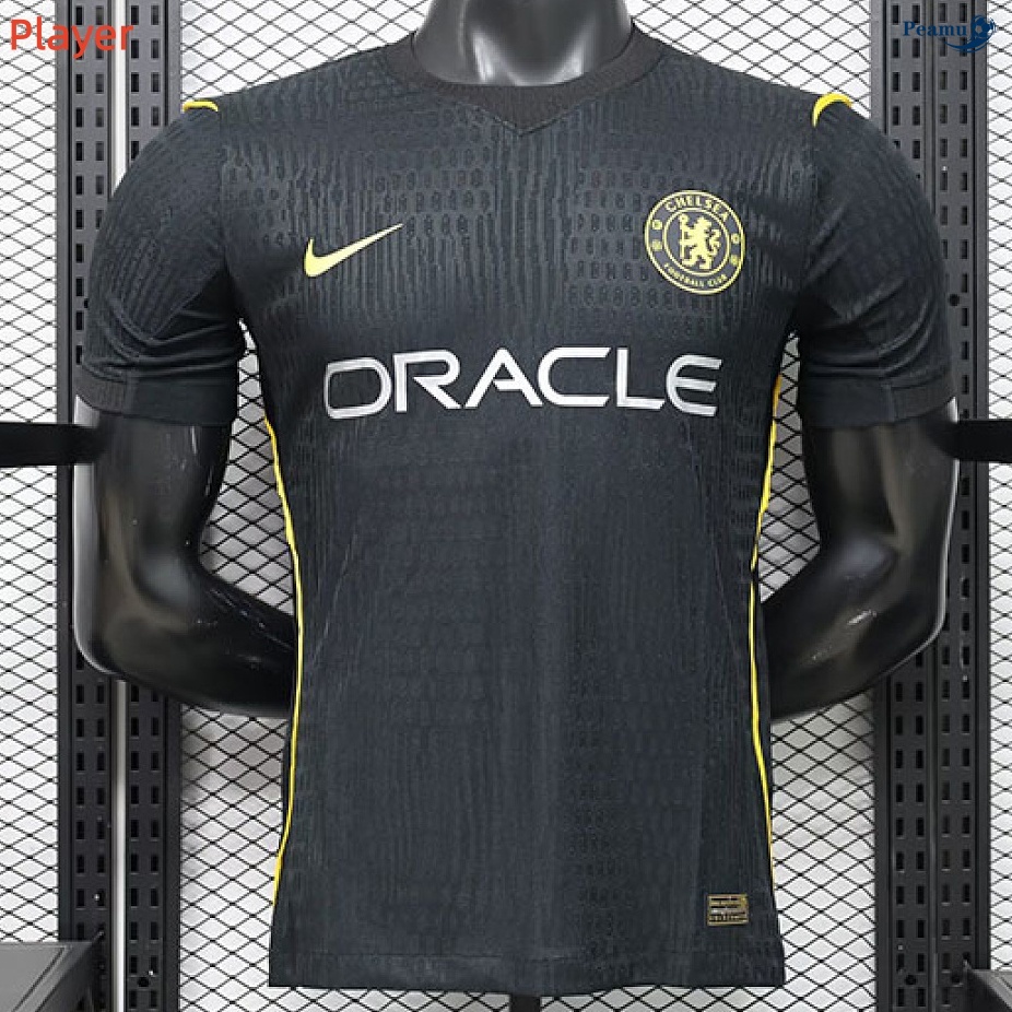 Camisola Futebol Chelsea Player Equipamento preto 2026-2027