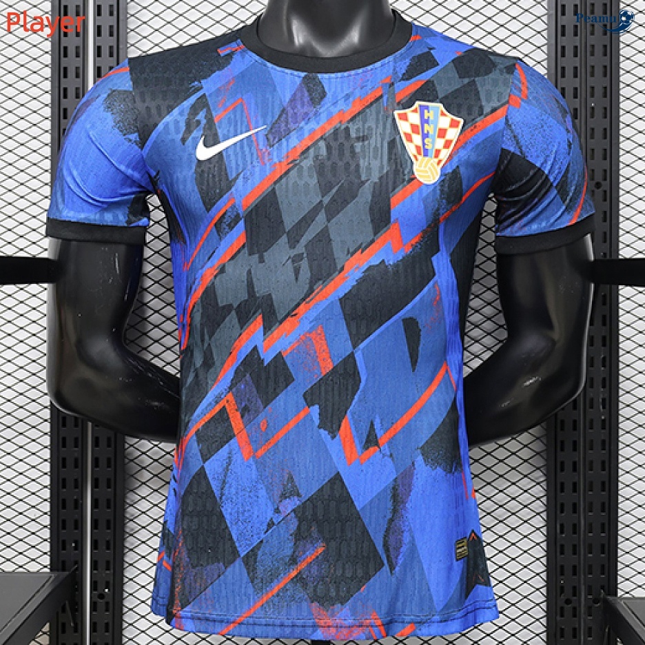 Camisola Futebol Croacia Player Equipamento especial azul 2026-2027