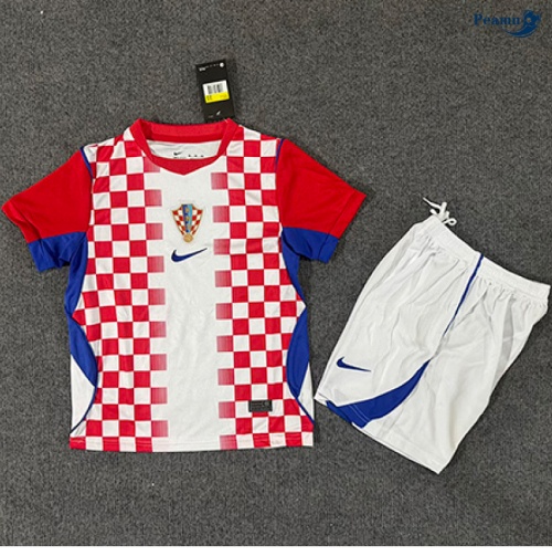 Camisola Futebol Croacia Crianças Principal Equipamento 2026-2027