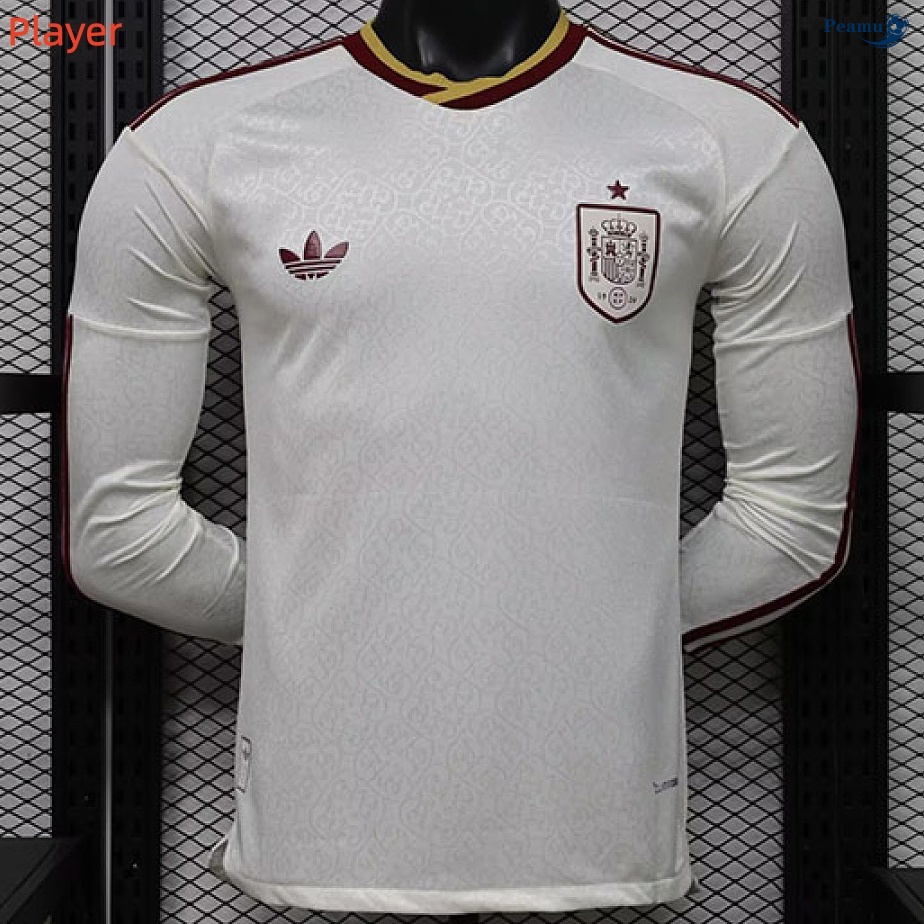 Camisola Futebol Espanha Player Alternativa Equipamento Manga comprida 2026-2027