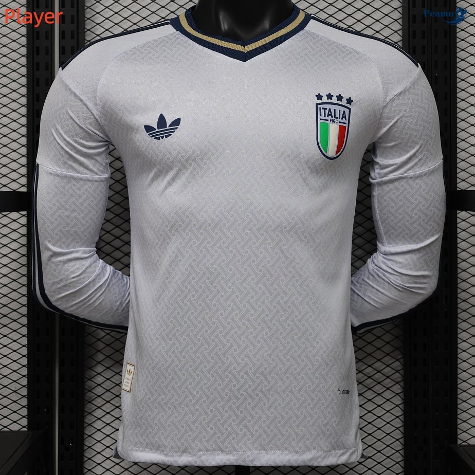 Camisola Futebol Italia Player Alternativa Equipamento Manga comprida 2026-2027