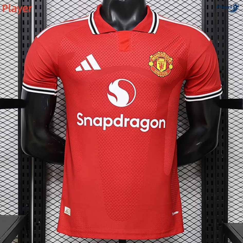 Camisola Futebol Manchester United Player Principal Equipamento 2026-2027