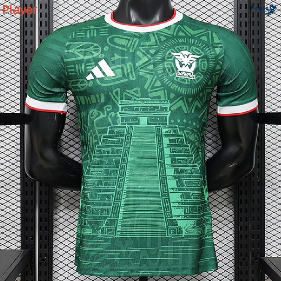 Camisola Futebol México Player Equipamento especial verde 2026-2027
