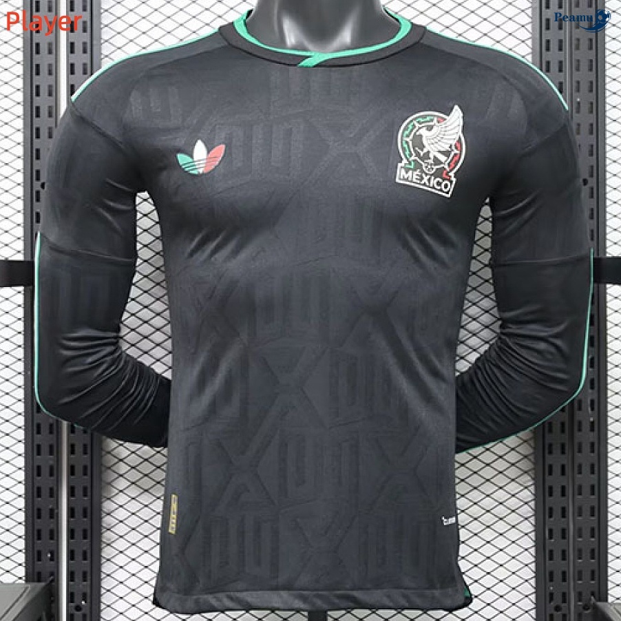 Camisola Futebol México Player Terceiro Equipamento Manga comprida 2026-2027
