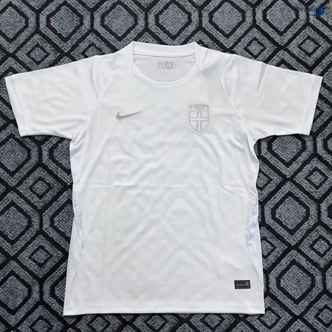 Camisola Futebol Noruega Equipamento Branco 2026-2027