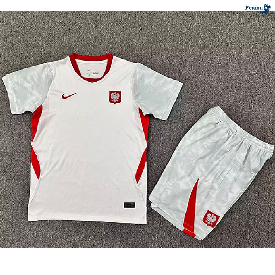 Camisola Futebol Polonia Crianças Principal Equipamento 2026-2027