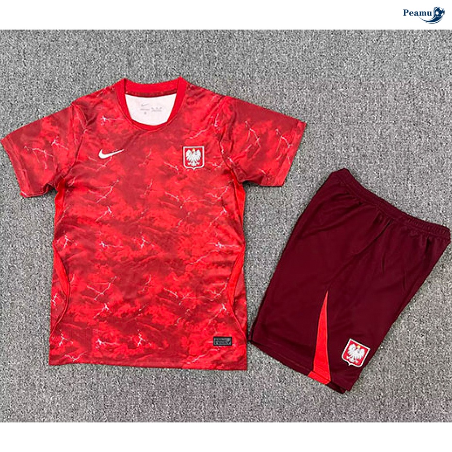 Camisola Futebol Polonia Crianças Alternativa Equipamento 2026-2027