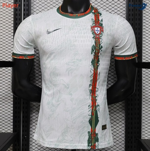 Camisola Futebol Portugal Player Equipamento Branco 2026-2027