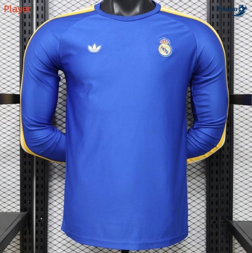 Camisola Futebol Real Madrid Player Equipamento Manga comprida azul 26