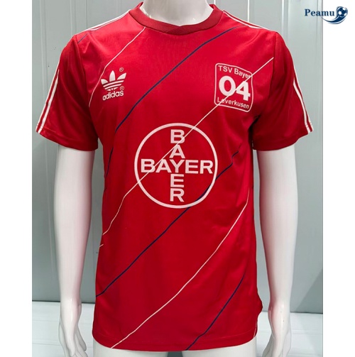 Camisola Futebol Retrô Bayer Leverkusen Principal Equipamento 1987-88