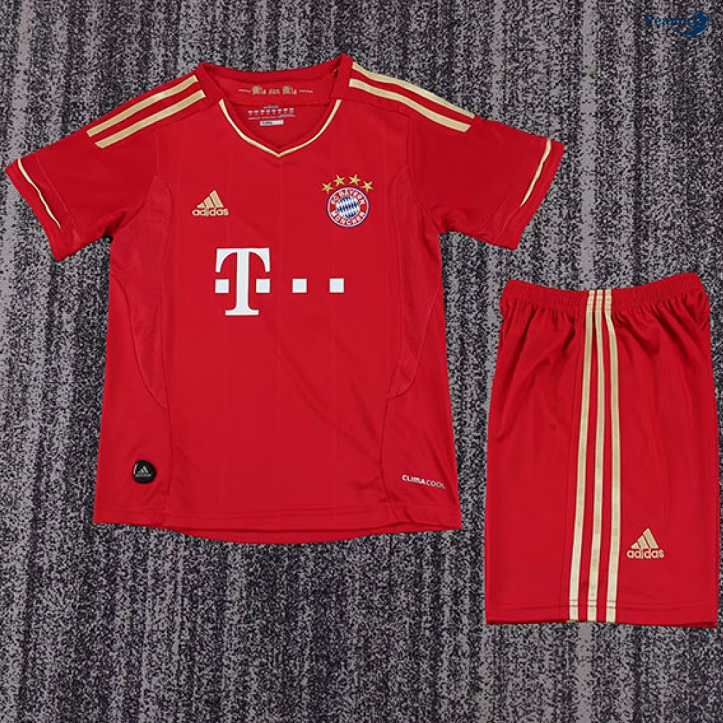 Camisola Futebol Retrô Bayern de Munique Crianças Principal Equipamento 2012-13