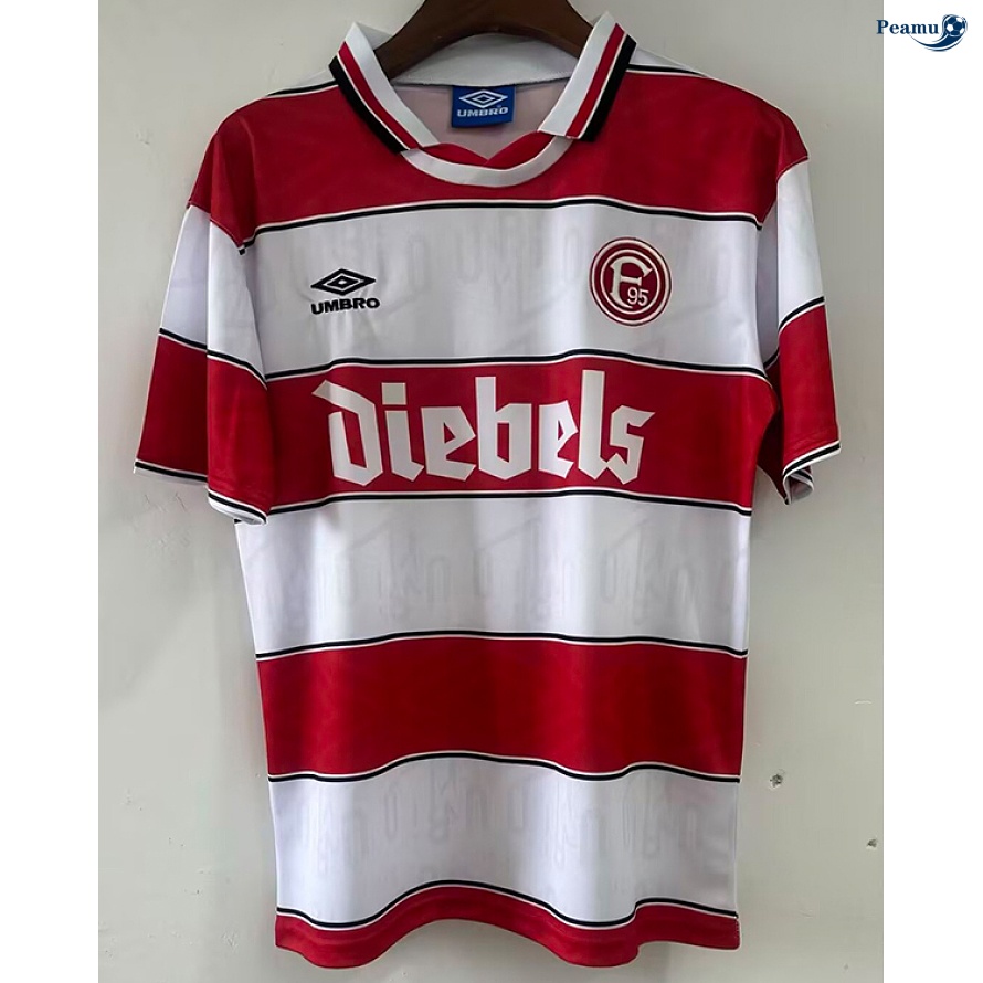Camisola Futebol Retrô Düsseldorf Principal Equipamento 1996