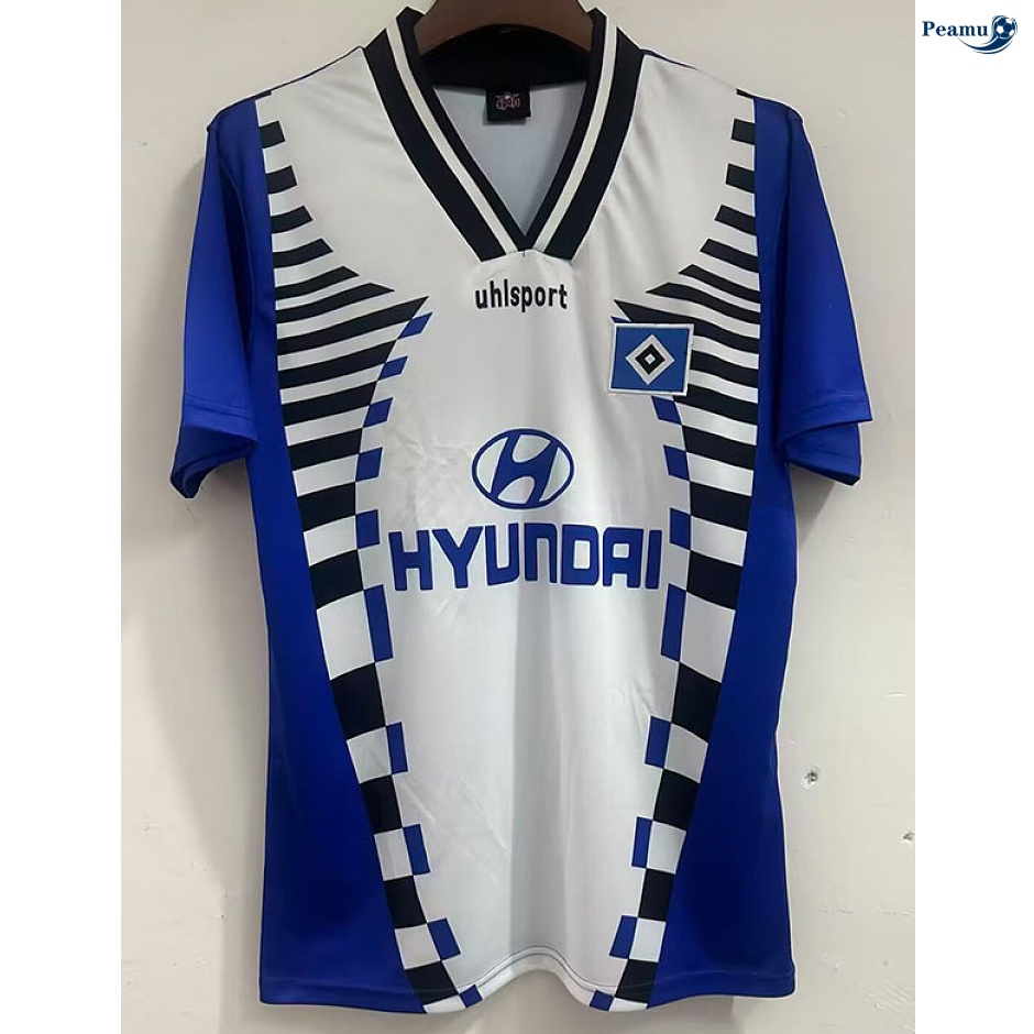 Camisola Futebol Retrô Hamburger SV Alternativa Equipamento 1996