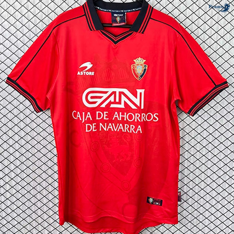 Camisola Futebol Retrô Osasuna Principal Equipamento 1998-99