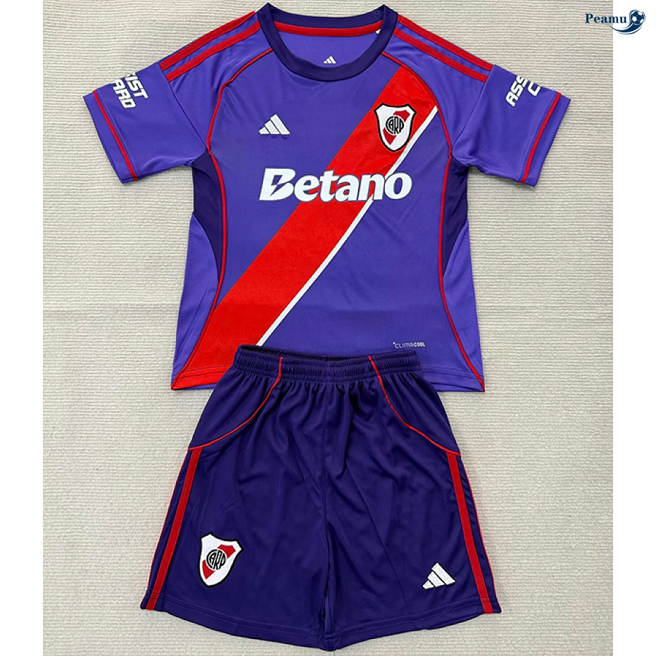 Camisola Futebol River Plate Crianças Terceiro Equipamento 2026-2027