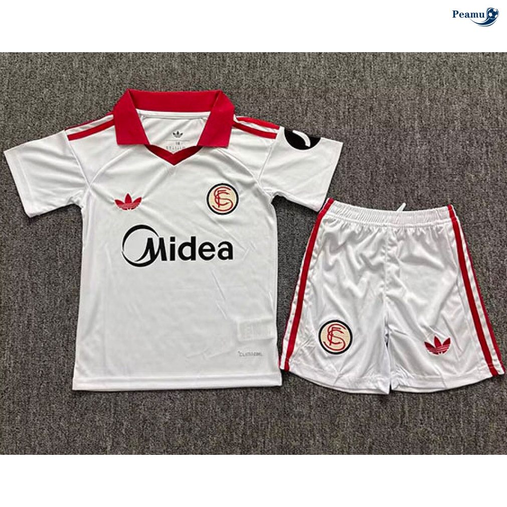Camisola Futebol Sevilla Crianças Equipamento Retro 2026-2027