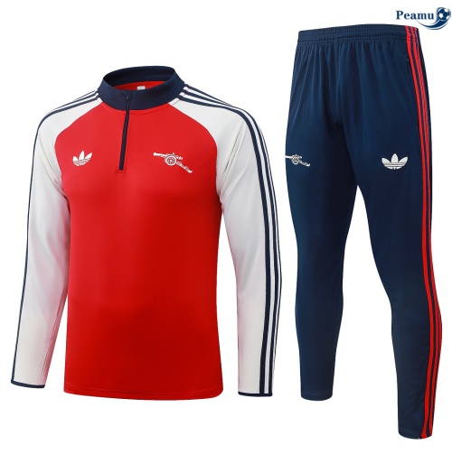 Fato de Treino Arsenal Criancas rojo/Branco roto 2026-2027