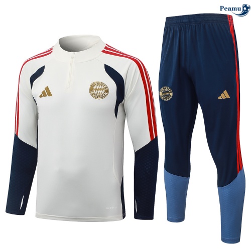 Fato de Treino Bayern de Munique Criancas Branco roto 2026-2027