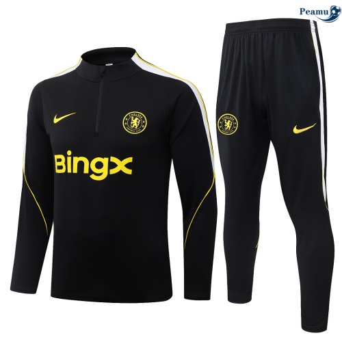 Fato de Treino Chelsea Criancas negro 2026-2027