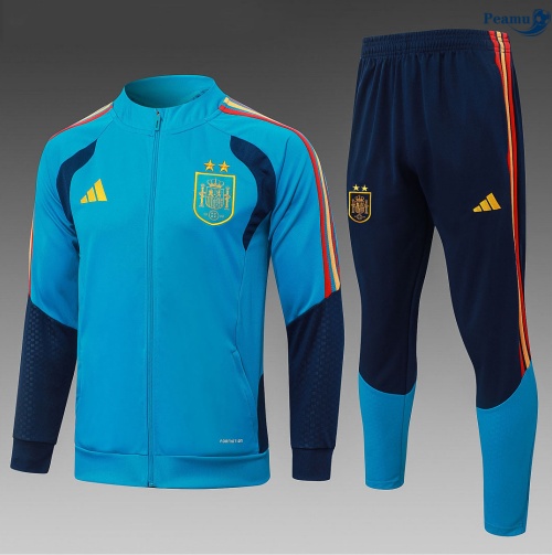 Casaco de Fato de Treino España Criancas Azul 2 estrelas 2026-2027