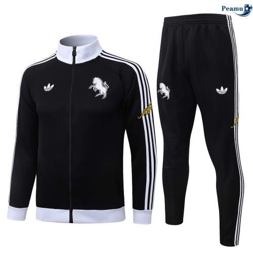 Casaco de Fato de Treino Juventus Criancas negro/Gris 2026-2027