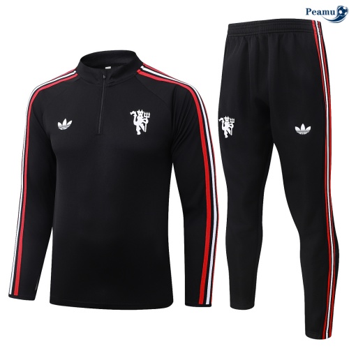 Fato de Treino Manchester United Criancas negro 2026-2027