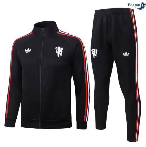 Casaco de Fato de Treino Manchester United Criancas negro 2026-2027