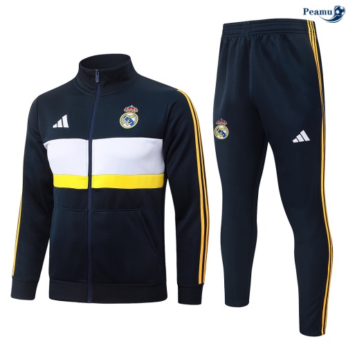 Casaco de Fato de Treino Real Madrid Criancas Verde/Amarillo/Blanco 2026-2027