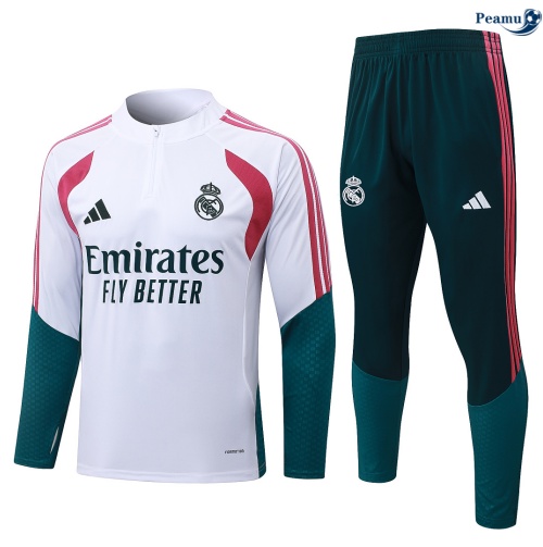 Fato de Treino Real Madrid Criancas Blanco/Rosa 2026-2027